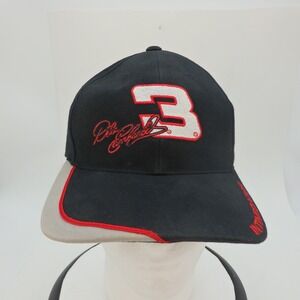 Dale Earnhardt 3 Intimidator NASCAR Baseball Cap Black Red White GM Goodwrench